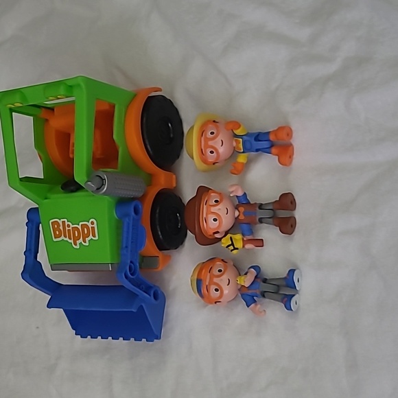 Blippi Toys Blippi Utility Tractor Figurines Poshmark